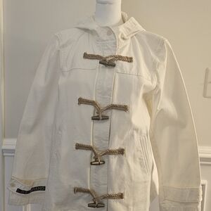 Ralph Lauren VINTAGE Women's Cream Toggle Jacket